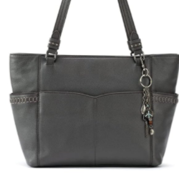 The Sak Handbags - The Sak Sequoia Tote, Genuine Leather, Slate